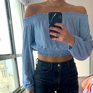 H&M Off-the-Shoulder long-sleeve